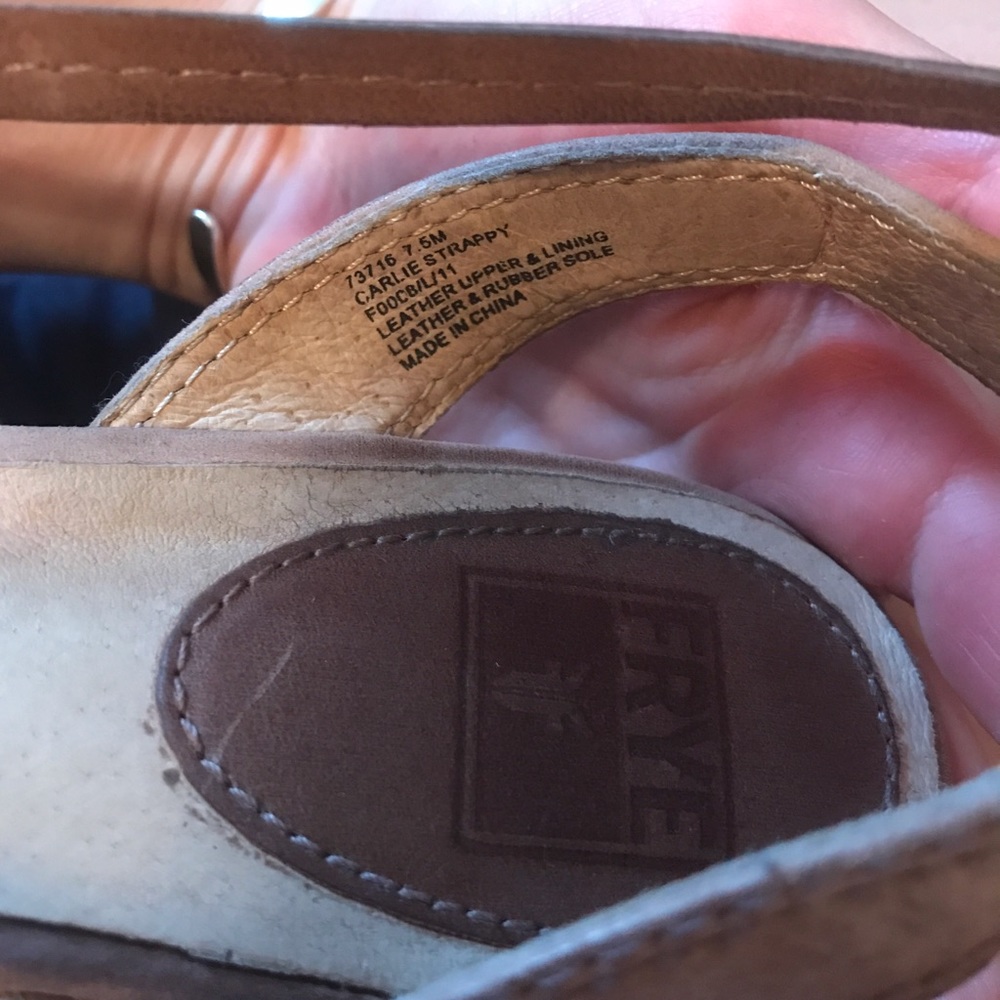 Frye Carlie strapped wedge - Picture 3 of 4